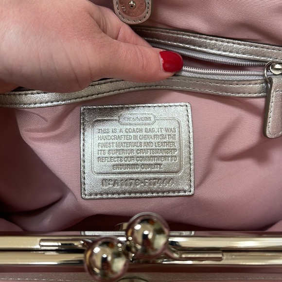 Coach Signature Multicolor Shoulder Bag - Picture 8 of 13